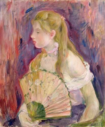 Giovane ragazza con un ventaglio, 1893